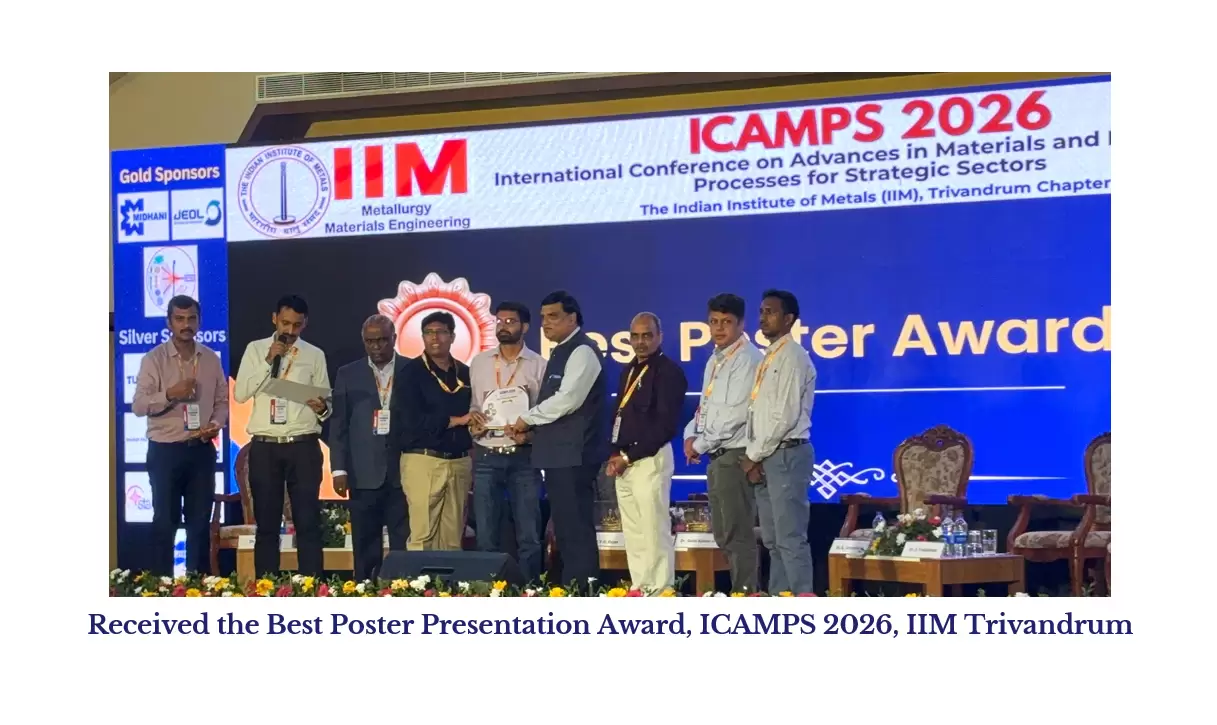 Mohit SIngh | Ravi K R | IIM | IIT | Jodhpur | Best Poster Award